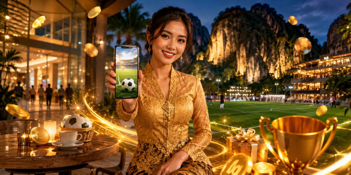 Pertaruhan bola sepak Ipoh gaya kebaya di platform 1121